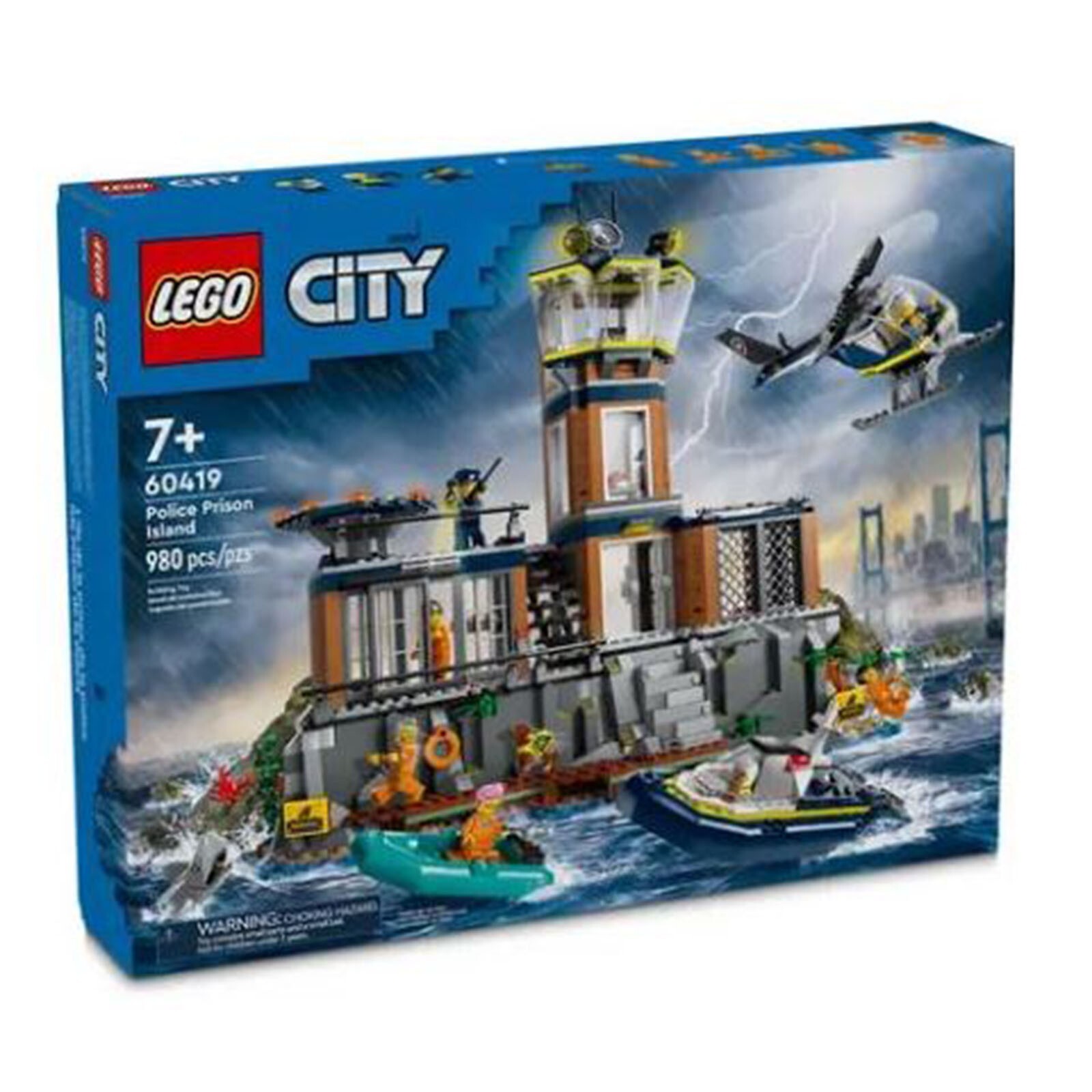Конструктор LEGO City Полицейская тюрьма на острове 60419 НОВЫЙ