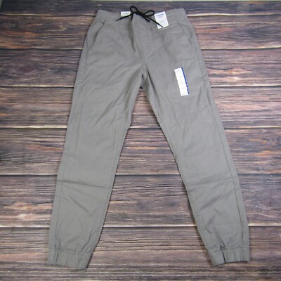 Denizen Levi's NEW NWT Mens Small Tan Gray Jogger Pants Flex Slim Fit Flex