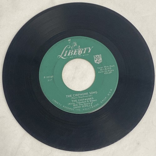 David Seville The Chipmunks (45 RPM Vinyl) The Chipmunk Song