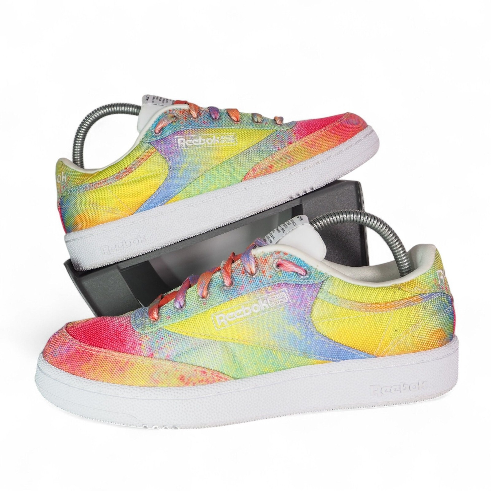 Reebok Club C 85 'Pride 2020' Multicolor Tie Dye FX4772 Men's 8.5 Women's 10