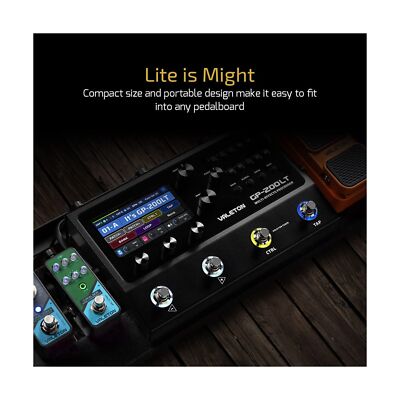Valeton GP-200LT Multi Effects Pedal Multi Effects Processor Guitar Effects P...