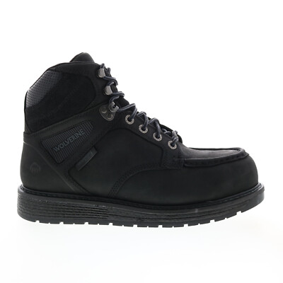 

Wolverine Hellcat Wedge Moc Toe Ultraspring Carbonmax 6 Мужские черные ботинки, Черный, Wolverine Hellcat Wedge Moc Toe Ultraspring Waterproof Carbonmax