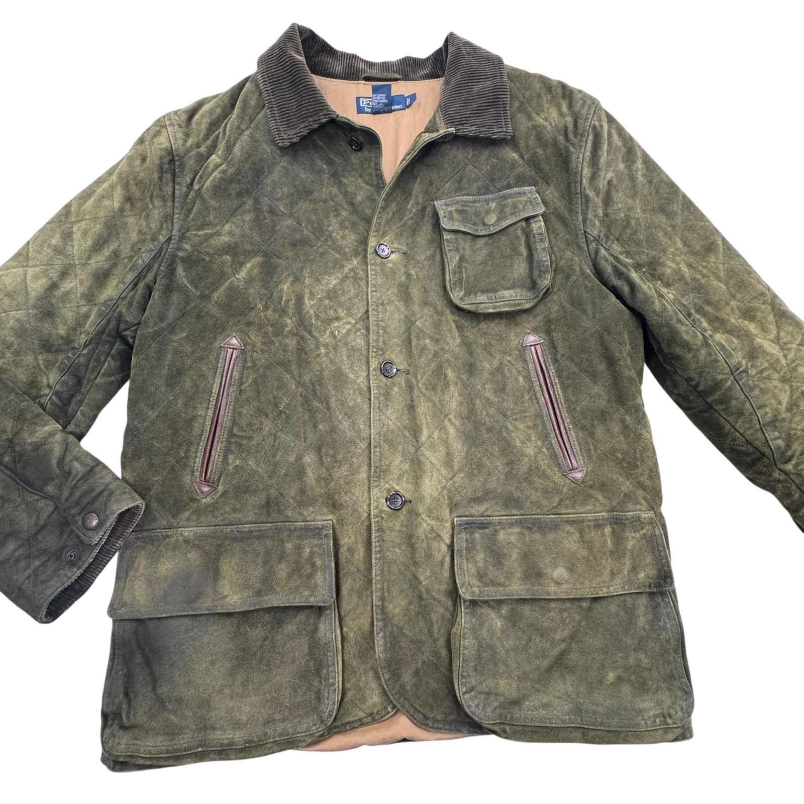 ジャケット・アウター POLO COUNTRY CORDUROY JACKET HUNTING POLO RALPH LAUREN Polo Country Corduroy and Leather-Trimmed