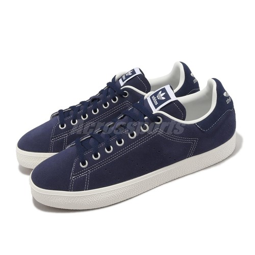 

adidas Originals Stan Smith CS темно-синяя белая резинка мужская повседневная обувь унисекс ID2046, Синий, Stan Smith Cs