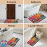 Worltoldb Bird Branch Door Mat Indoor Outdoor Entrance Floor Mats Non-Slip Washable Decor Rugs 27x15 Inch