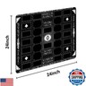 Extalas for Yugioh Playmat, 2-Player, Limited Edition Rare Dice and Free Storage Bag Master Rule Duel Field Zones, Large Card Game Mat (Thousand-Eyes)