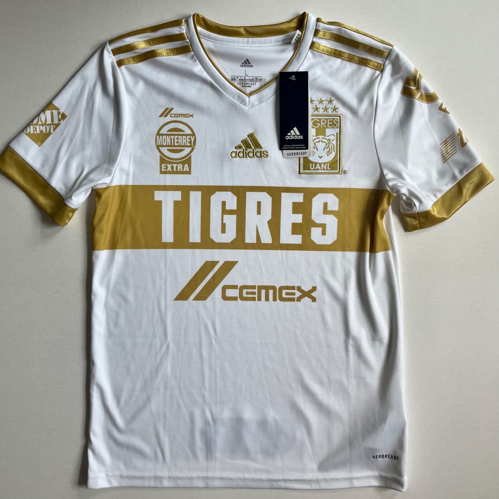 TIGRES サッカーシャツ adidas 3色セット adidas 2023 Tigres Third Soccer Jersey - White | ProSoccer US
