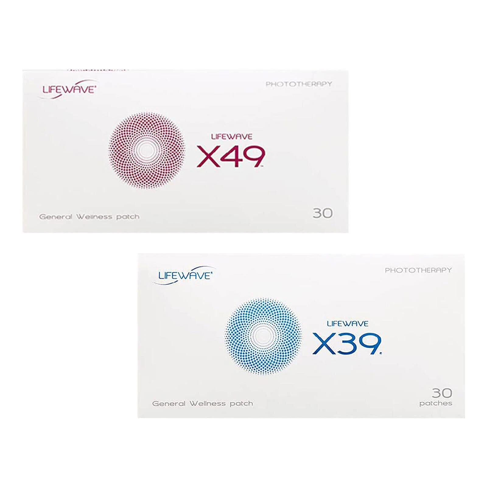 Lifewave X39 Patches & X49 Patches Stem Cell booster 30 Patches