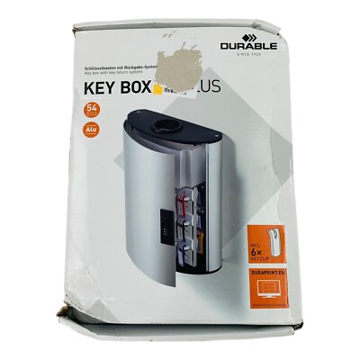 Durable Key Box Plus for 54 Key Tags with Drop Box Combination Lock *Read*