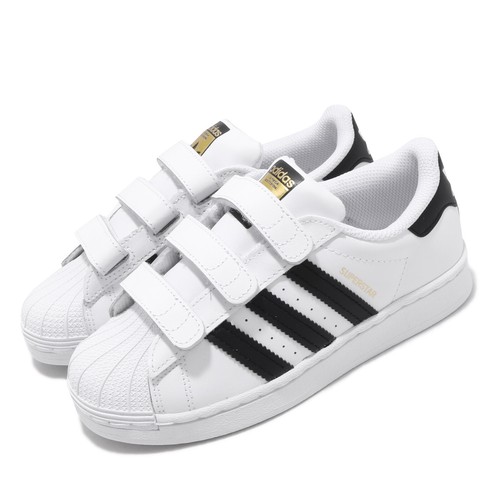 

Adidas Originals Superstar CF C Белая черная детская повседневная обувь для дошкольников EF4838, Белый, Superstar Cf C