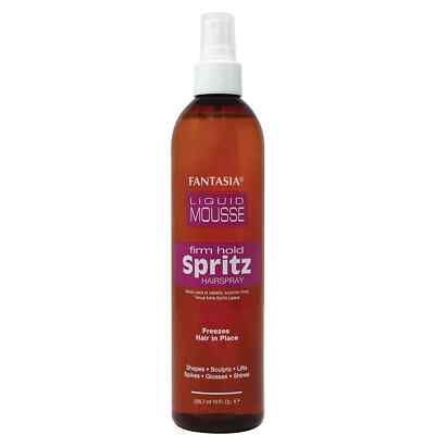 Fantasia IC Liquid Mousse Spritz Firm Hold Hair Sprays 10 oz, Free Shipping