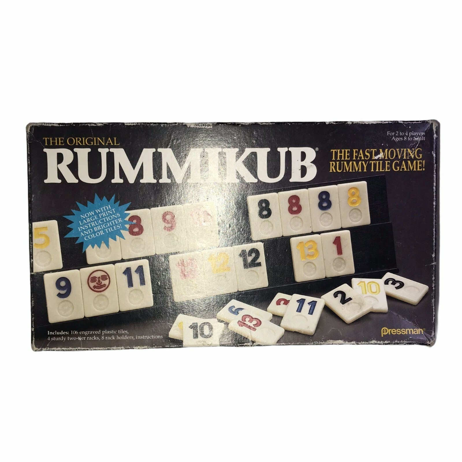 2 RUMMY GAME ラミー ゲーム 新品 ヴィンテージ バニー Rummikub Vintage 1990 Fast Moving Rummy Tile Game | eBay