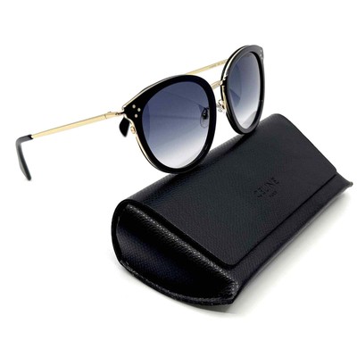 Pre-owned Celine Sunglasses Cl40033f 01b Authentic In Black