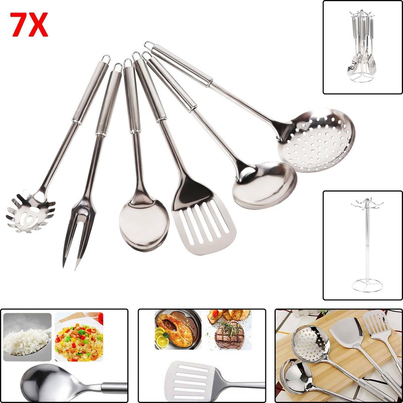 7 tlg Küchenset, Küchenutensilien set, Küchenhelfer, Küchenbesteck set