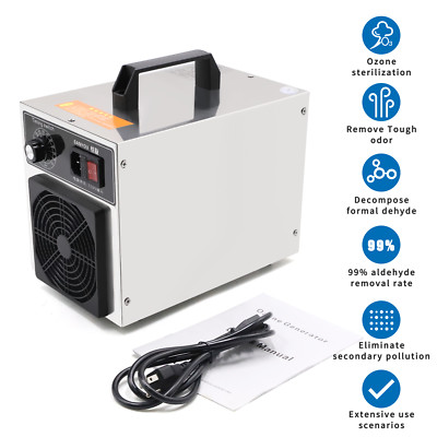Commercial Ozone Generator Machine Commercial Air Purifier Ionizer Ozonator 110V