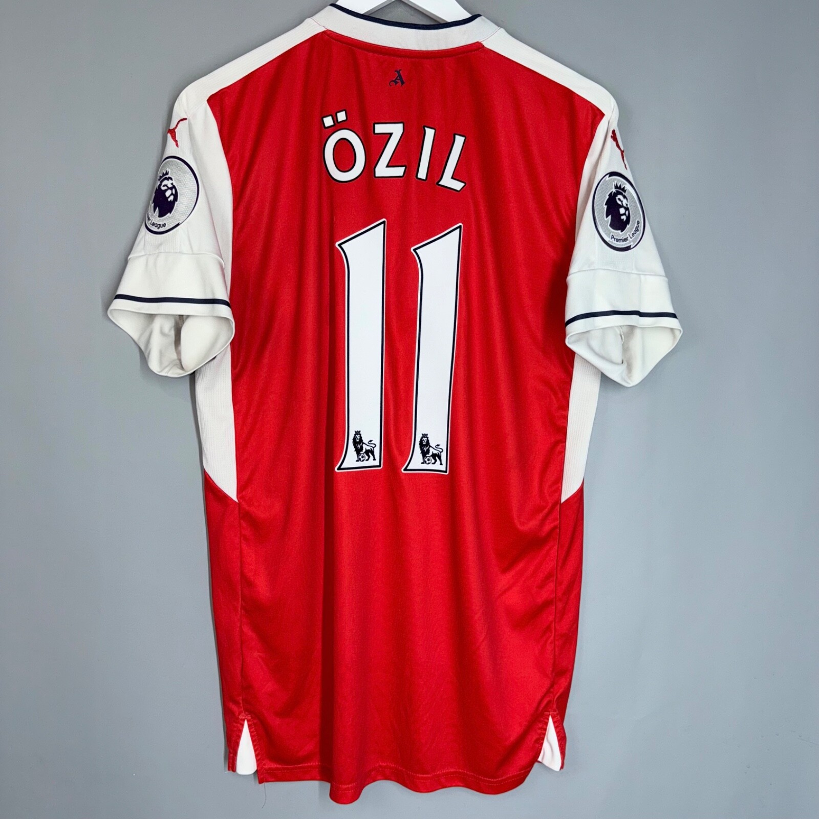 Puma Arsenal ÖZIL 11 長袖シャツ ARSENAL LONDON 2017 2018 HOME FOOTBALL SHIRT SOCCER PUMA