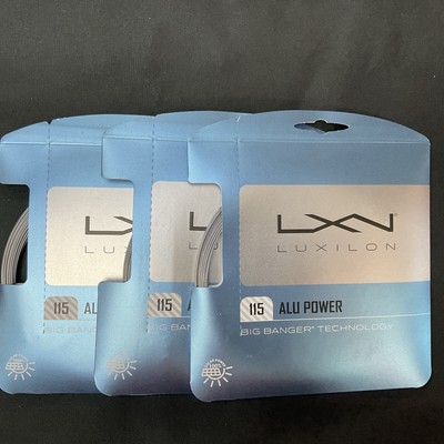 Luxilon ALU Power 115 Silver Tennis String (3 Packs)