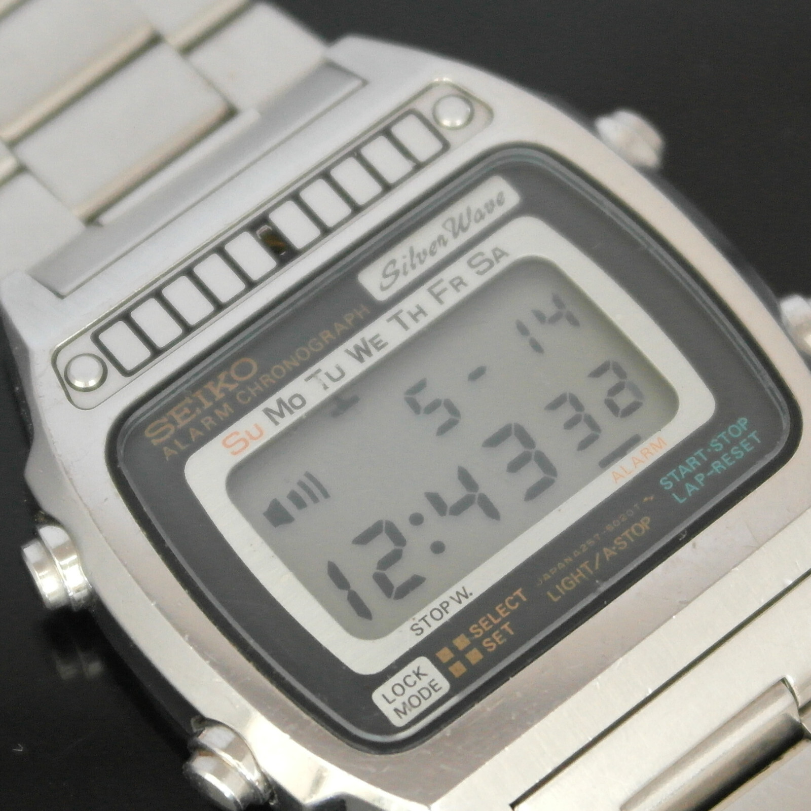 稼動品【80'sVTG】SEIKO SilverWave A257-5020 SEIKO - A257-5020 - Sports - Vintage Digital Watch - Digital
