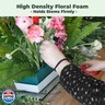 Upgraded 6 Pack Floral Flower Foam Blocks, Green Plant Foam for Flower Arrangements, Wet and Dry Florist Foam Styrofoam for Fresh and Artificial Flowers (5.5