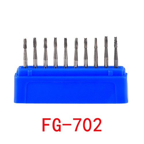 10Pcs Dental Carbide Steel FG Burs Polishing & Finishing Bur Drills High Speed