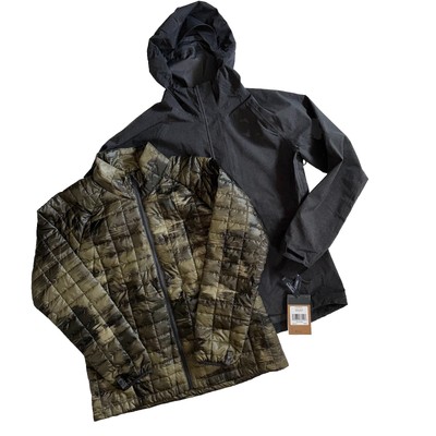 The North Face Gray Thermoball Eco Snow Triclimate Jacket NEW Coat Large $299