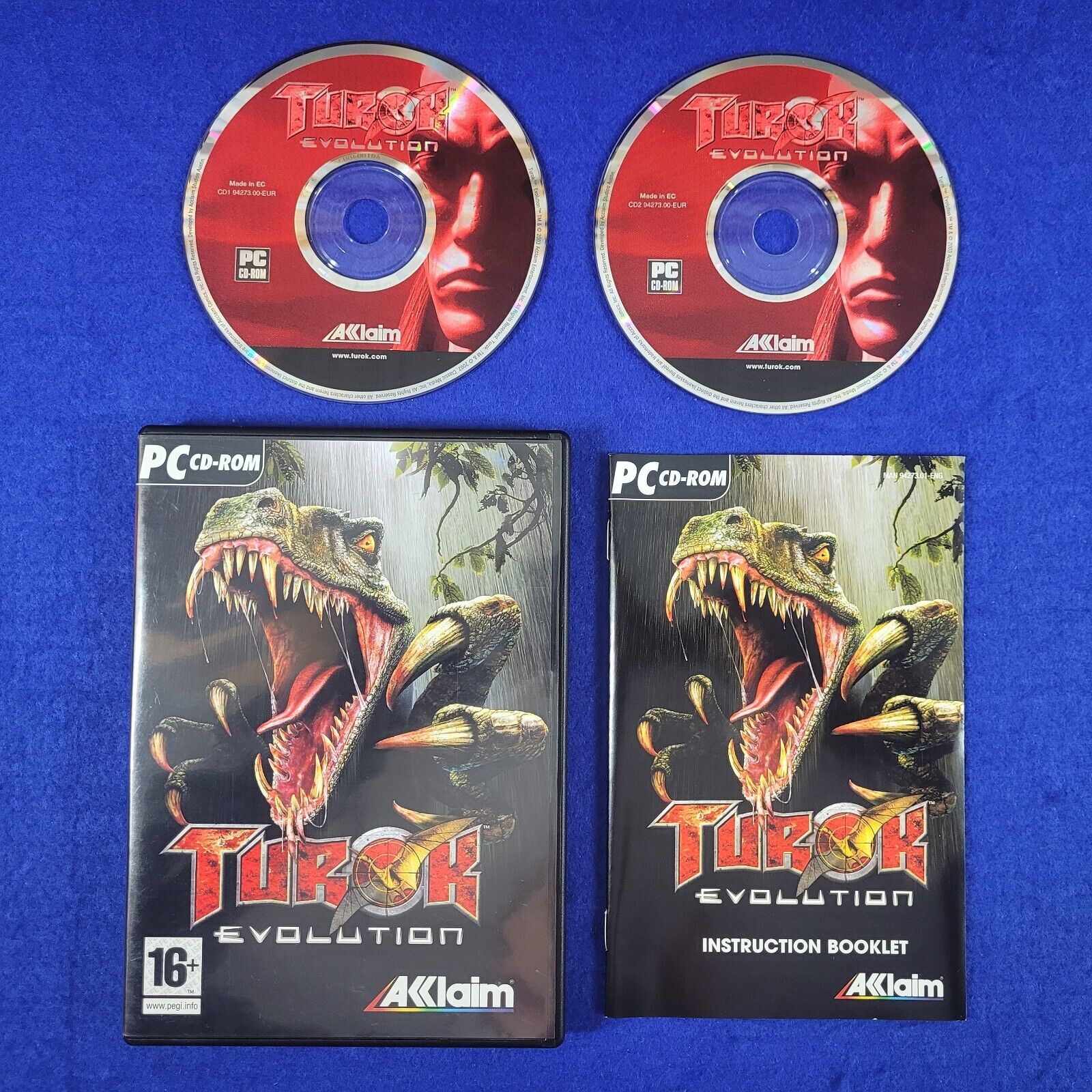 pc TUROK EVOLUTION Game (Works In US) REGION FREE PC CD-ROM pc TUROK EVOLUTION Game (Works In US) REGION FREE PC CD-ROM