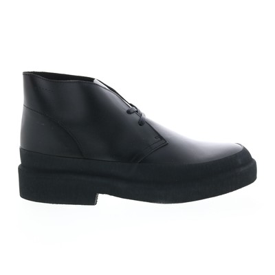 

Clarks Desert Galosh 26156080 Мужские Черные Кожаные Ботинки Чукка На Шнуровке, Черный, Clarks Desert Galosh