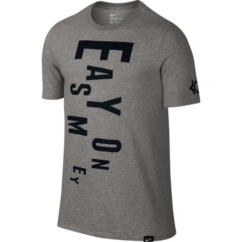 

Мужская футболка Nike Kevin Durant Easy Money серая/черная 806570-063, Grey/black
