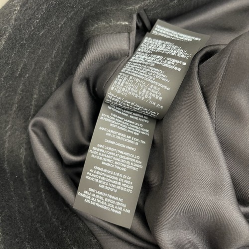 Pre-owned Saint Laurent Wool Overcoat In All Sizes In Gray