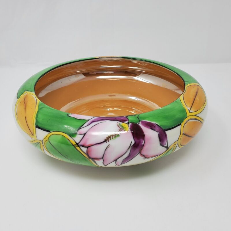 1930s Tashiro Shoten Japan Handmade Porcelain Brush Wash Bowl Lusterware Planter
