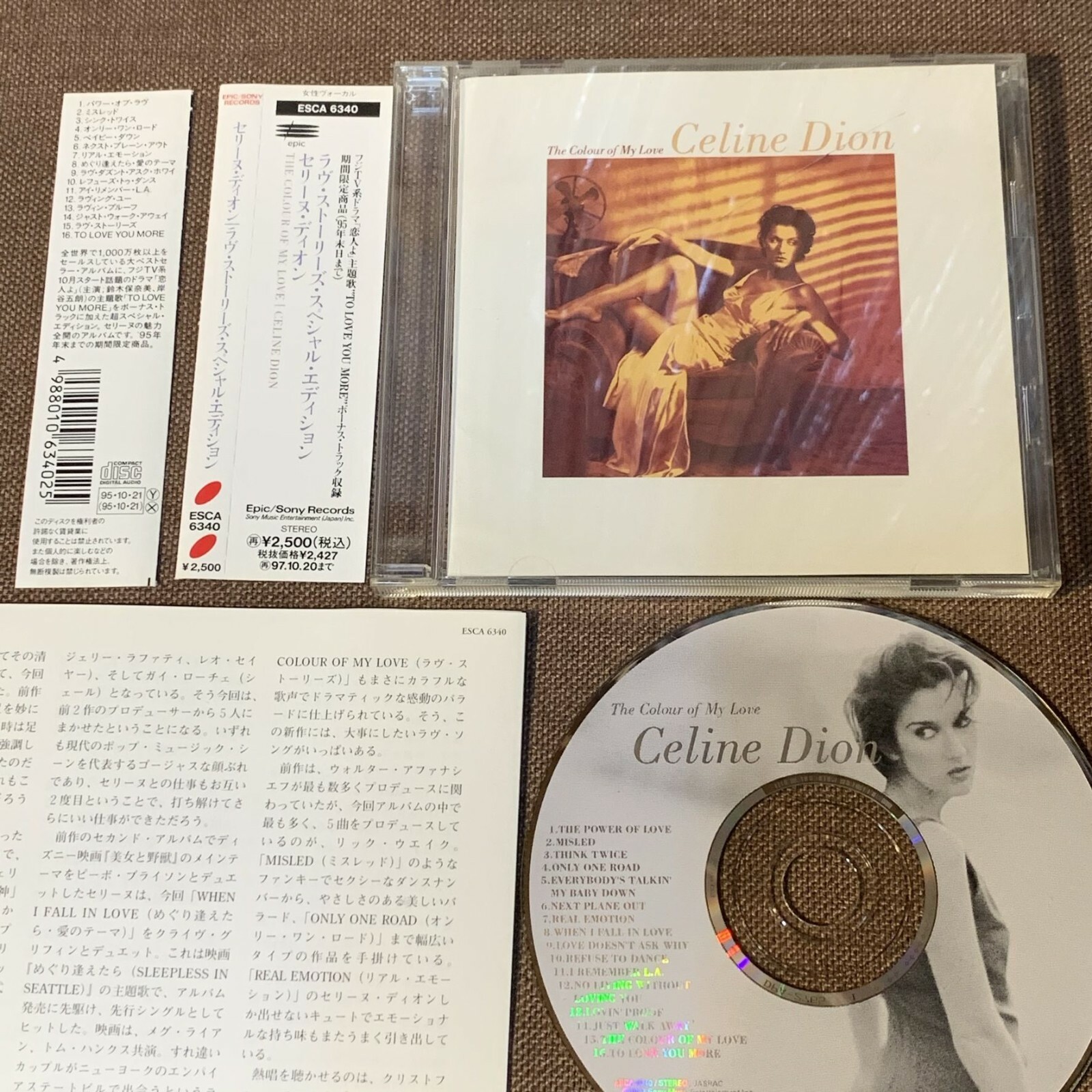 THE COLOUR OF MY LOVE セリーヌ・ディオン/ライブ！LD