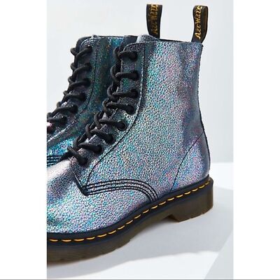靴 Dr.Martens PASCAL 8EYE SHOE BLUE SMOOTH Dr. Martens 1460 Boots, Size 42 EU