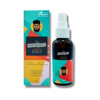 #EverydayHustle Beard Oil Spray for Men - Premium Beard Formula for Daily Gro...