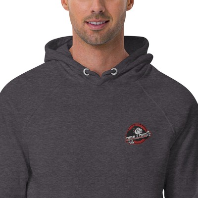 Unisex-Kapuzenpullover aus Öko-Raglan