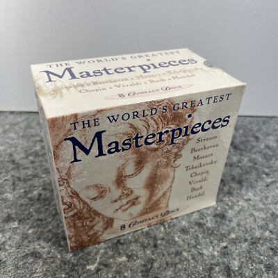 The World's Greatest Masterpieces CD 8 Discs Madacy Classical Collection SEALED