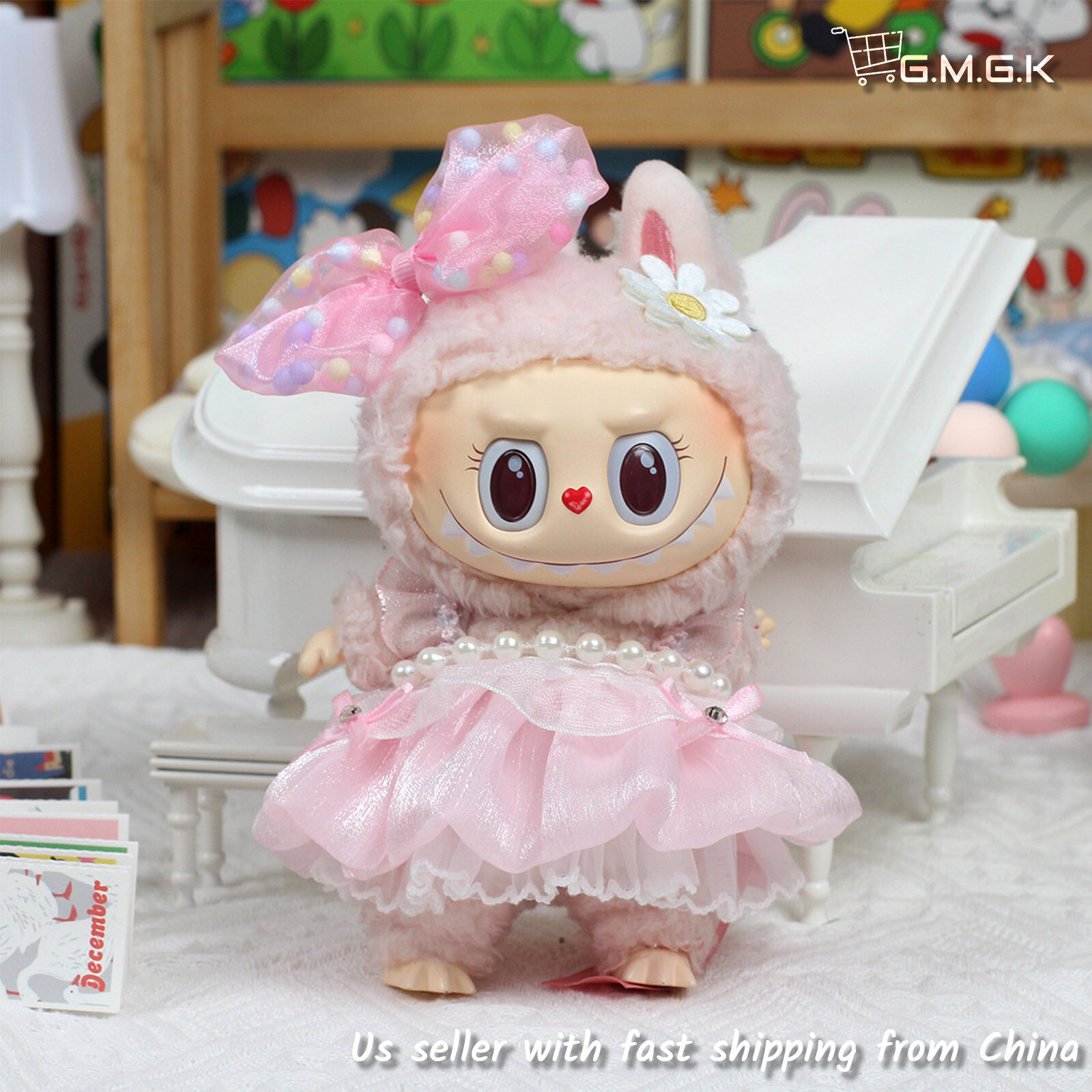 POPMART labubu 巾着 ピンク正規品 新品】POPMART LABUBU ラブブ LOYALTY 正規品 ピンク - メルカリ