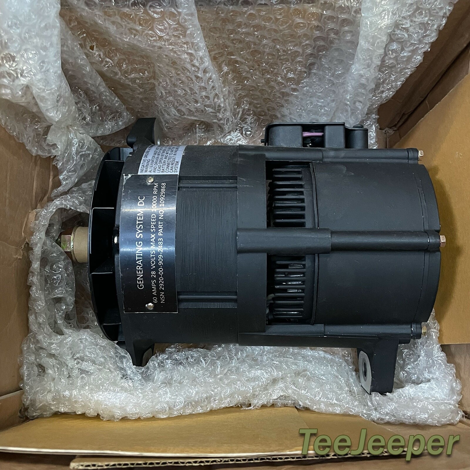 masa&yan new 28 Volt 60 AMP Alternator Generator Jeep M151 A2