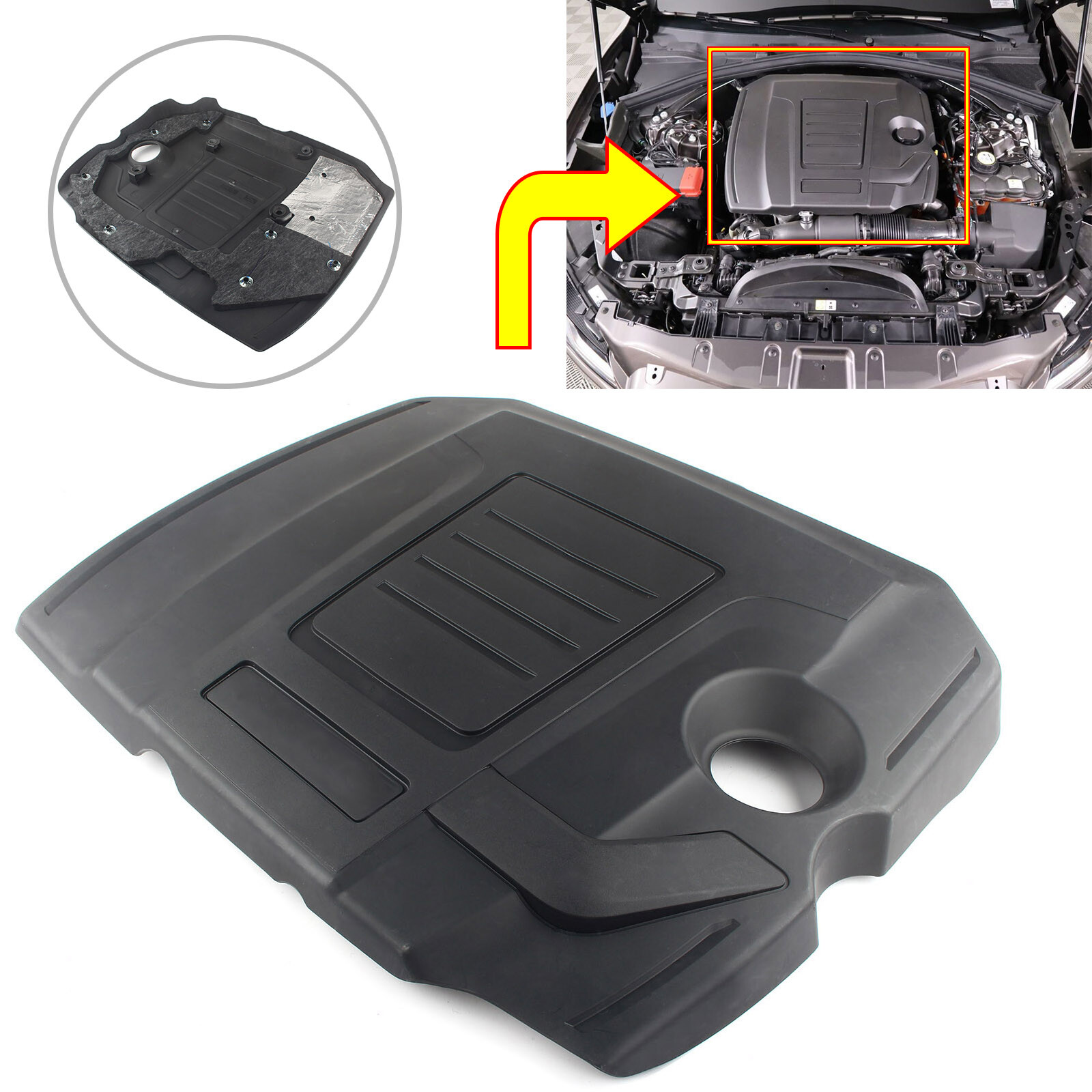 1X Turbo Engine Cover For Jaguar F-Pace XF XE 2018-2023