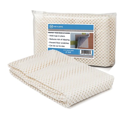 Nevlers 2' x 6' Premium Grip Durable and Anti-Slip Rug Pad