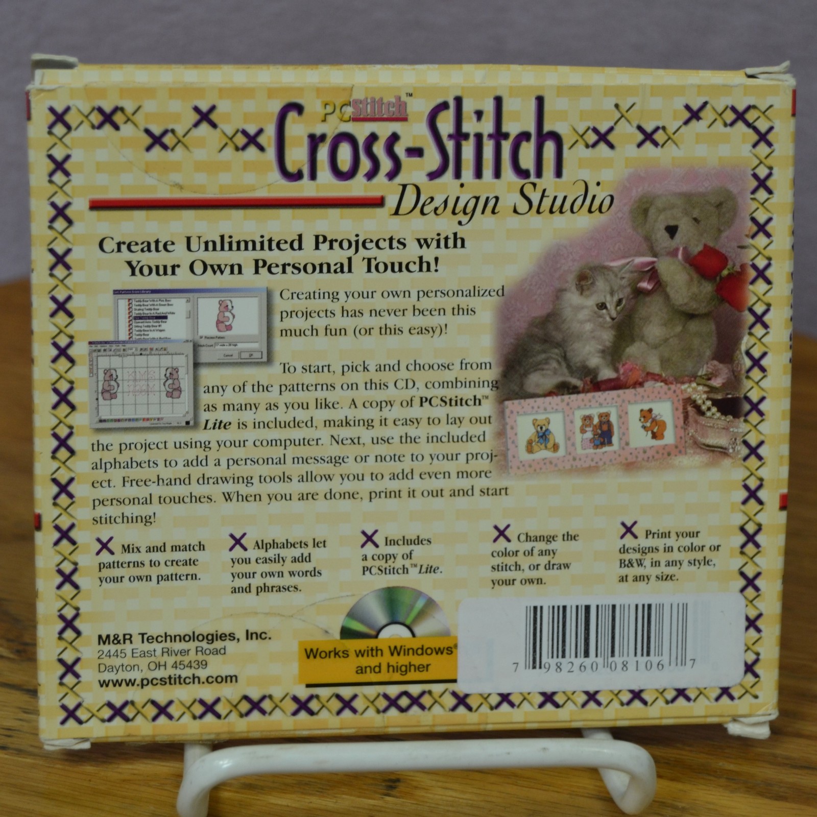 PCStitch CrossStitch Design Studio Pattern Design Software PC Over 500 Patterns