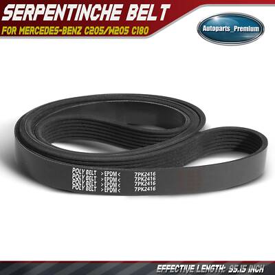 95.15 inch Serpentine Belt for Mercedes-Benz C205 W205 C180 W203 C230 Mitsubishi