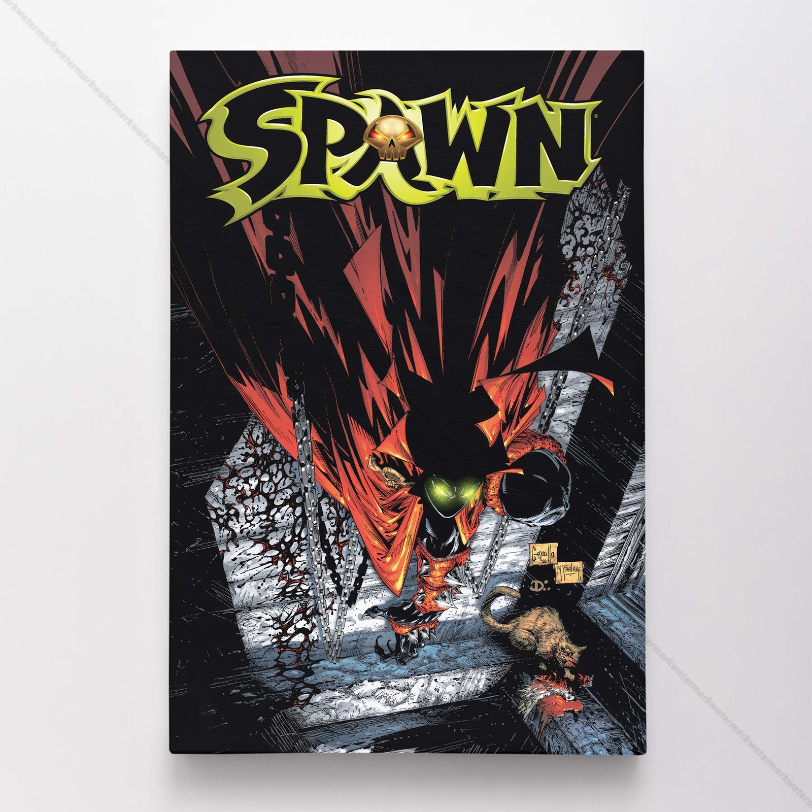 Spawn 109 Poster Canvas Comic Book Cover Art Print #A