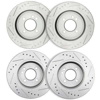 Front 276 mm And Rear 259 mm Brake Rotors For 2002 2003 2004 - 2006 Mini Cooper