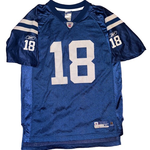 極美品 Reebok NFL COLTS 63 SATURDAY Jersey Indianapolis Colts Jersey Men XL Blue Cato June NFL Football