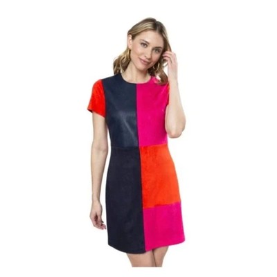 Julie Brown Color Block Everest Dress Size 0 New 