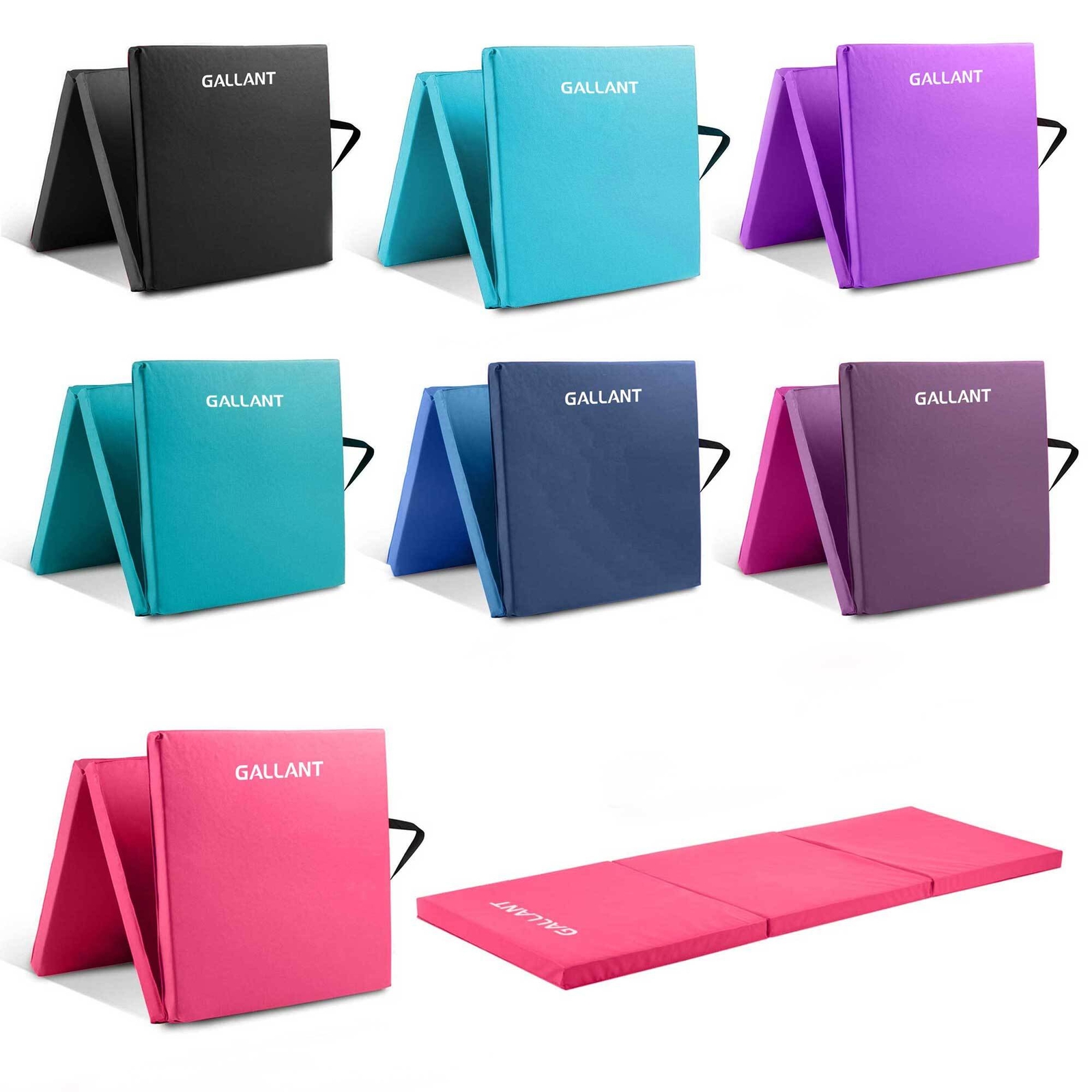 Tri Folding Gymnastics Mats Thick Soft Gym Exercise Crash Yoga Pilates Training