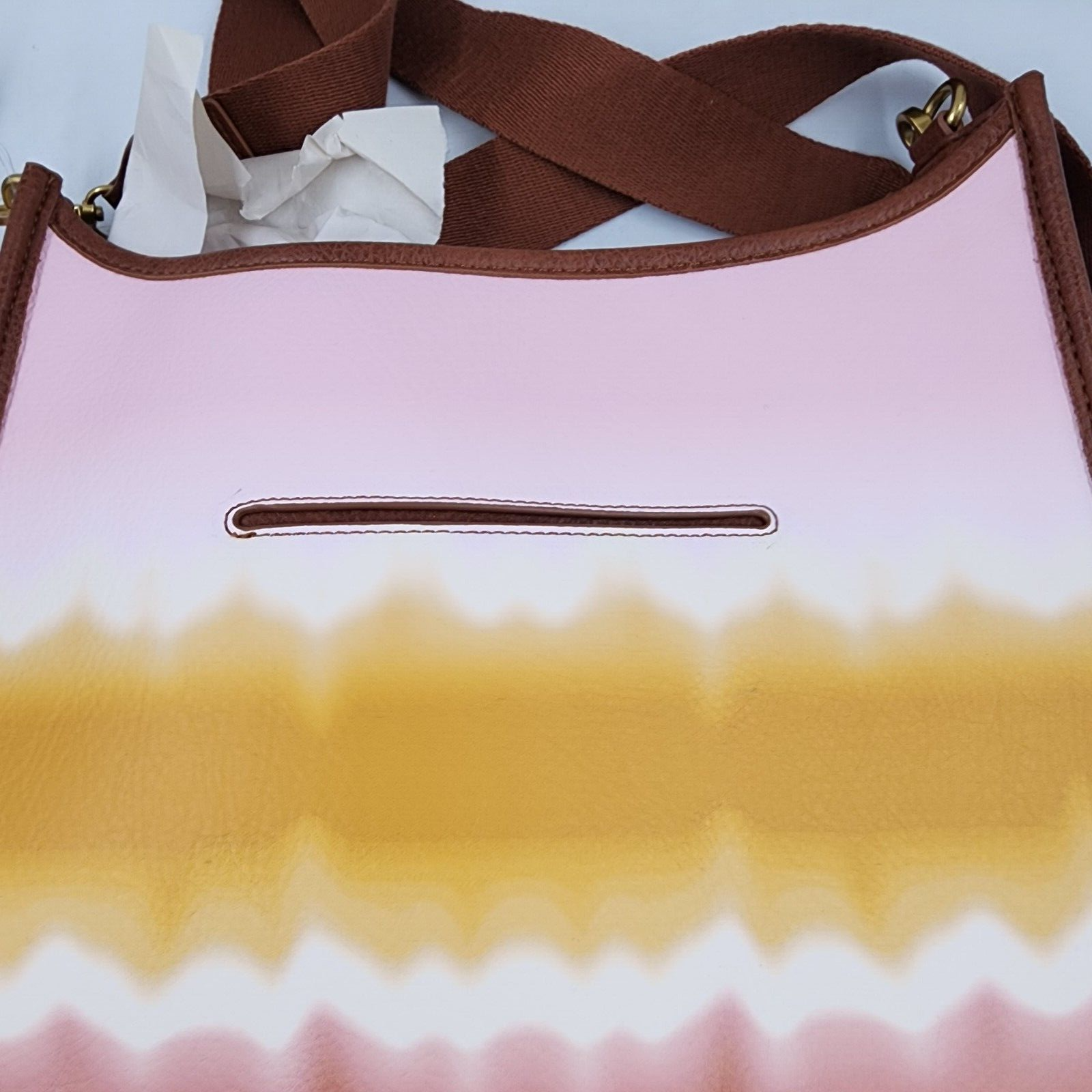 Style & Co Whipstitch Medium Crossbody Bag Women's One Size Dye Block Magnetic - Picture 5 of 19