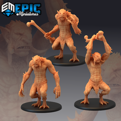 FOREST TROLL, Dungeons and Dragons Miniature, Epic Miniatures, Classic Monster