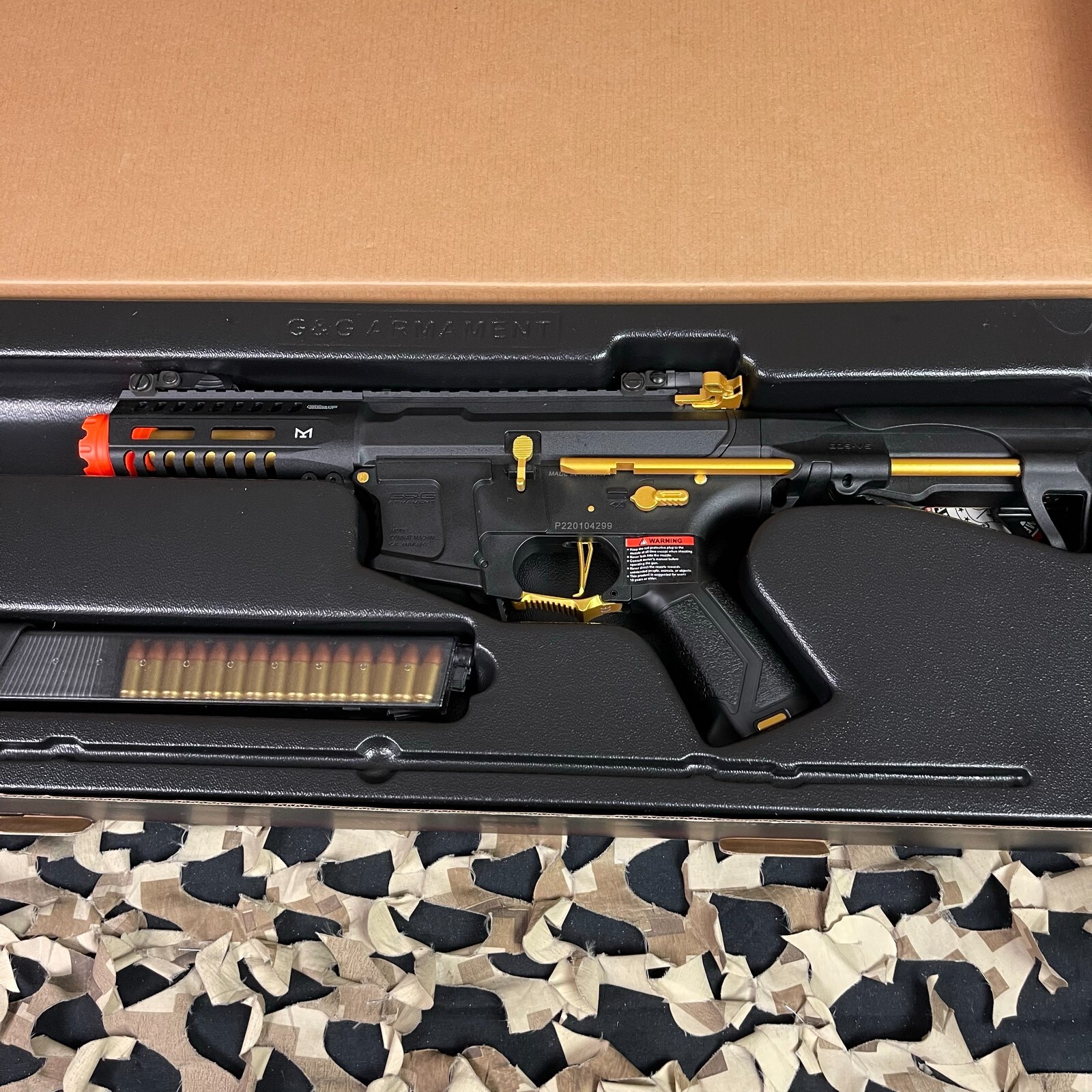 NEW G&G Armament ARP 9 AEG Airsoft Gun - Stealth Gold (EGC