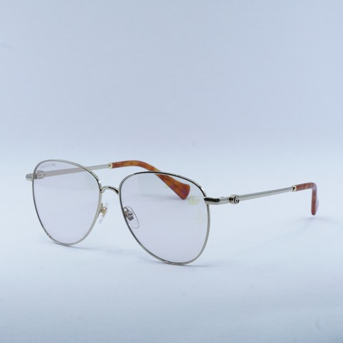 Pre-owned Gucci Gg1419s 004 Gold/transparent Photochromatic 6061-15-145 Sunglasses ... In Brown